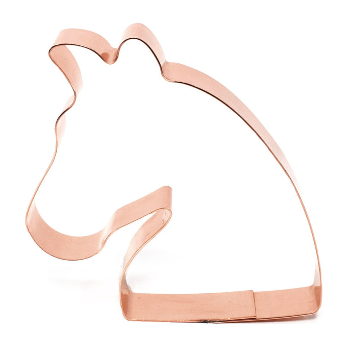 Knight ~ Chess Pieces Copper Cookie Cutter - Handcrafted by The Fussy Pup