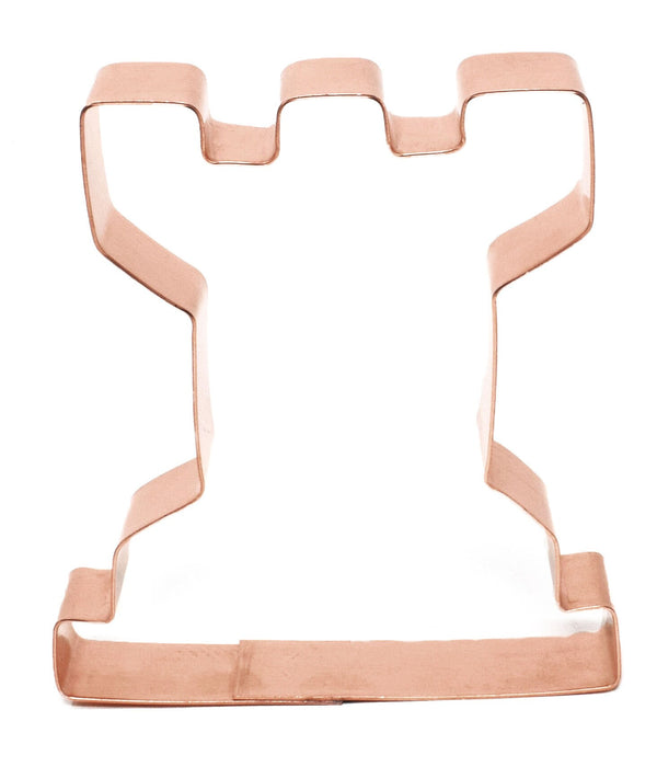 Rook ~ Chess Pieces Copper Cookie Cutter - Handcrafted by The Fussy Pup