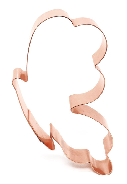 Flying Butterfly Cookie Cutter 4.75 x 2.5 inches - Handcrafted Copper by The Fussy Pup