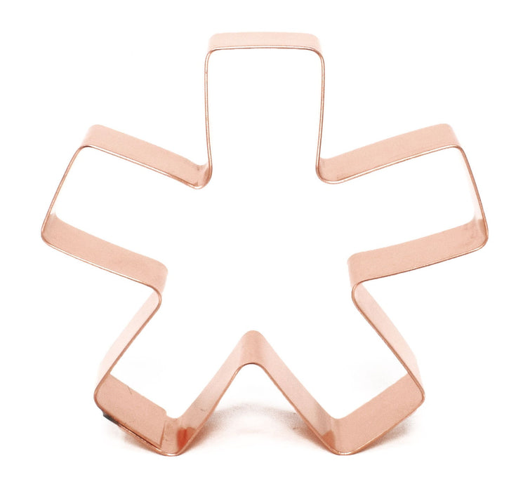 3 1/4" Squared Point Star ~ Made in the USA  ~ Copper Cookie Cutter - Handcrafted by The Fussy Pup