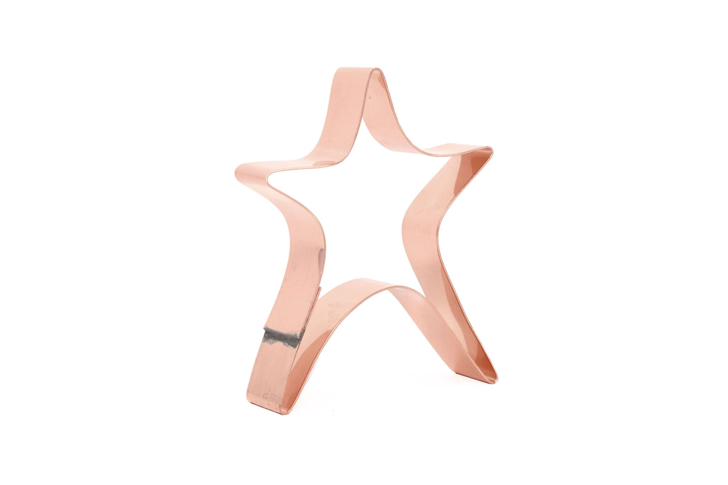 Christmas Star Copper Cookie Cutter, 3x3.5 inches