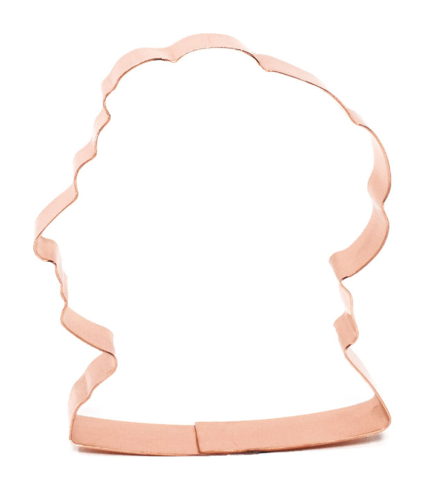 William Henry Harrison  ~ Copper President Cookie Cutter - Handcrafted by The Fussy Pup