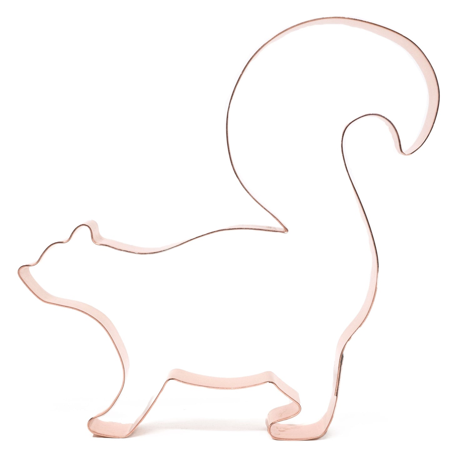 Large Striped Skunk ~ North American Mammal Copper Cookie Cutter - Handcrafted by The Fussy Pup