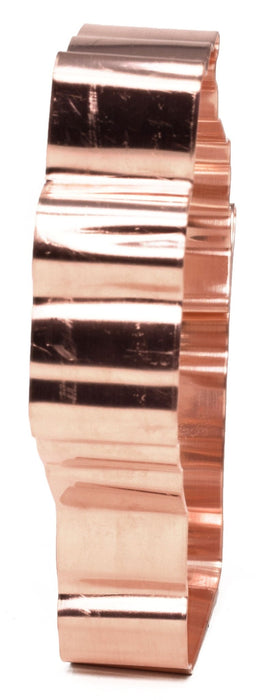 State of Wisconsin Metal Cookie Cutter 3.5 X 3.5 inches - Handcrafted Copper Cookie Cutter by The Fussy Pup - The Fussy Pup - 