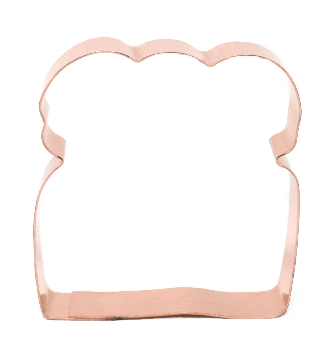 Toast ~ Copper Cookie Cutter - Handcrafted by The Fussy Pup