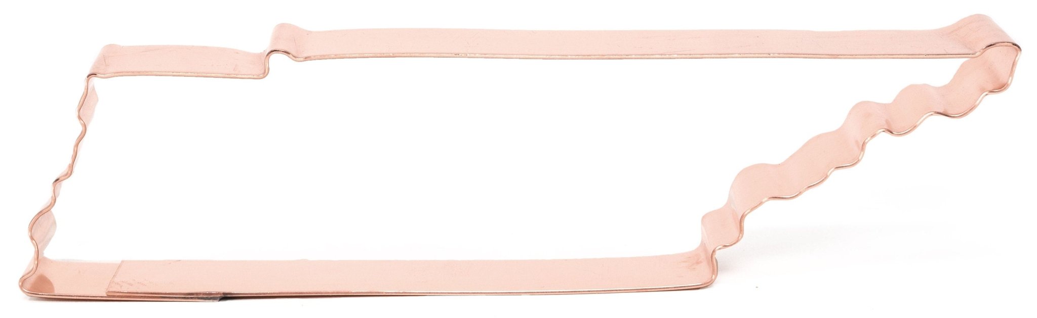 State of Tennessee Cookie Cutter 5.5 X 1.5 inches - Handcrafted Copper Cookie Cutter by The Fussy Pup - The Fussy Pup - 
