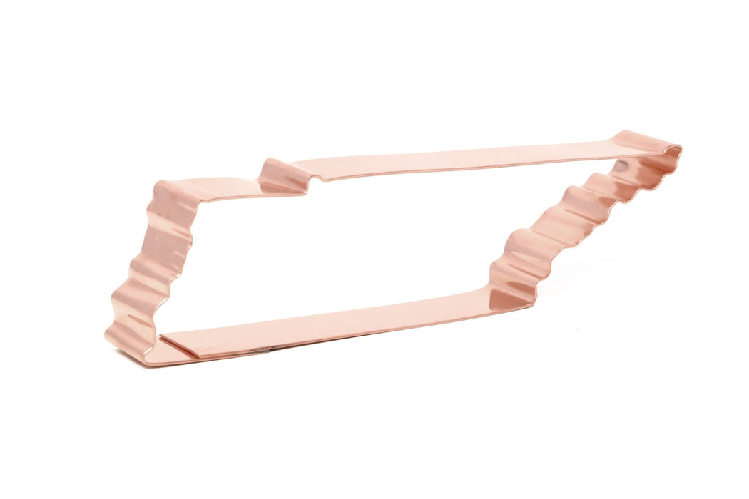 State of Tennessee Cookie Cutter 5.5 X 1.5 inches - Handcrafted Copper Cookie Cutter by The Fussy Pup - The Fussy Pup - 
