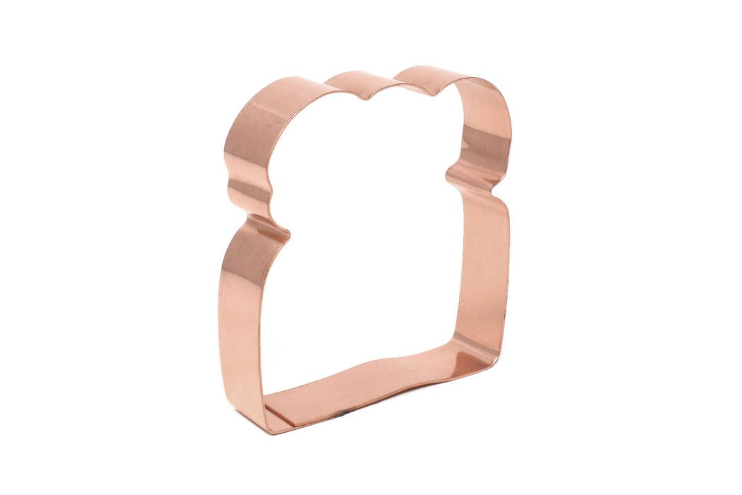 Toast ~ Copper Cookie Cutter - Handcrafted by The Fussy Pup