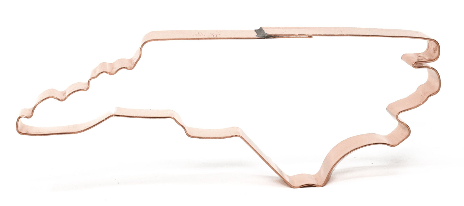 State of North Carolina ~  Copper Cookie Cutter - Handcrafted by The Fussy Pup