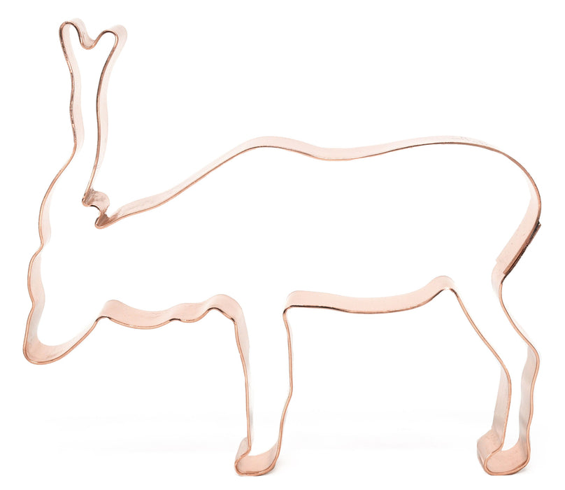 Addax ~ Zoo Mammals ~ Copper Animal Cookie Cutter - Handcrafted by The Fussy Pup