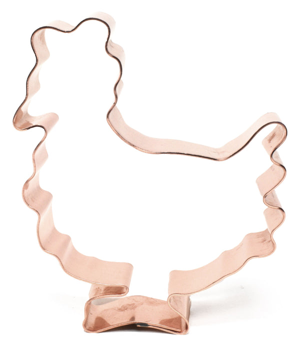 Farm Hen ~ Copper Chicken Cookie Cutter - Hand Crafted by The Fussy Pup