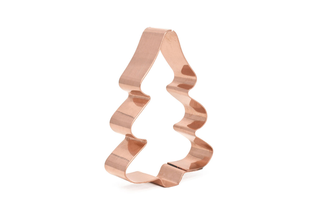 Little Simple Christmas Tree Copper Cookie Cutter, 2.25 x 3.125 inches