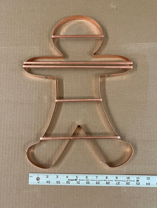 Huge 16 inch Tall Gingerbread Man Cookie Cutter - Handcrafted by The Fussy Pup