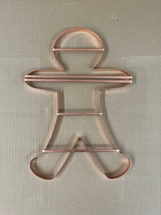 Huge 16 inch Tall Gingerbread Man Cookie Cutter - Handcrafted by The Fussy Pup