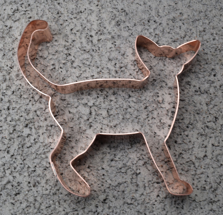 Oriental Shorthaired Cat ~ Copper Cookie Cutter ~ Handcrafted by The Fussy Pup