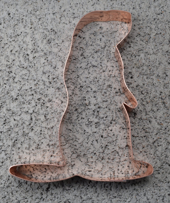 5 inch Tall Standing Groundhog ~ Copper Cookie Cutter - Handcrafted by The Fussy Pup