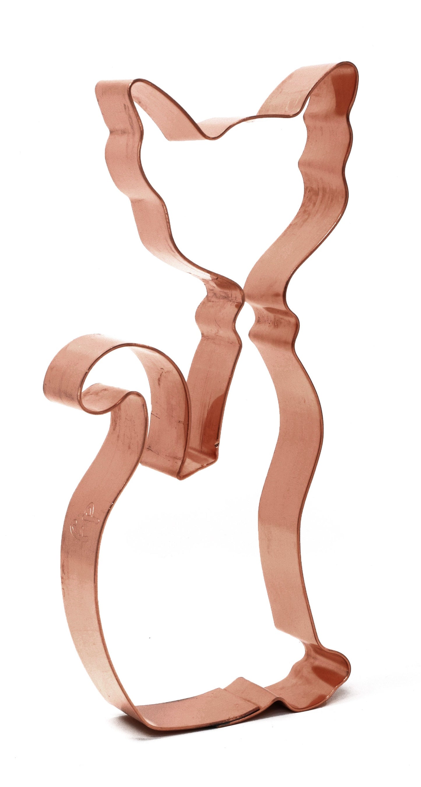 Fancy Kitty ~ Copper Cookie Cutter ~ Handcrafted by The Fussy Pup