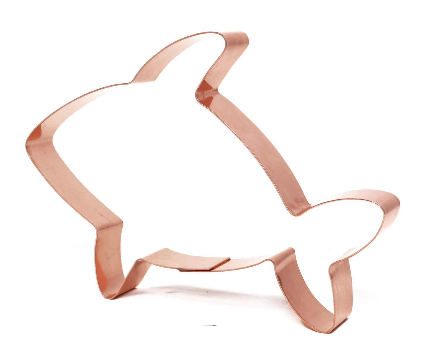 Cute Orca Copper Cookie Cutter - Handcrafted by The Fussy Pup