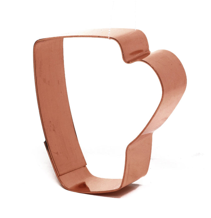 2 Inch Coffee Mug  ~ Copper Cookie Cutter - Handcrafted by The Fussy Pup