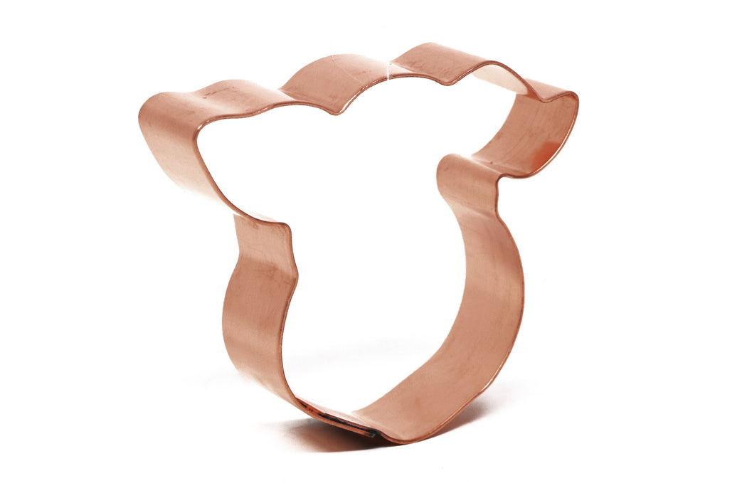 Small Pig Face ~ Copper Cookie Cutter - Handcrafted by The Fussy Pup