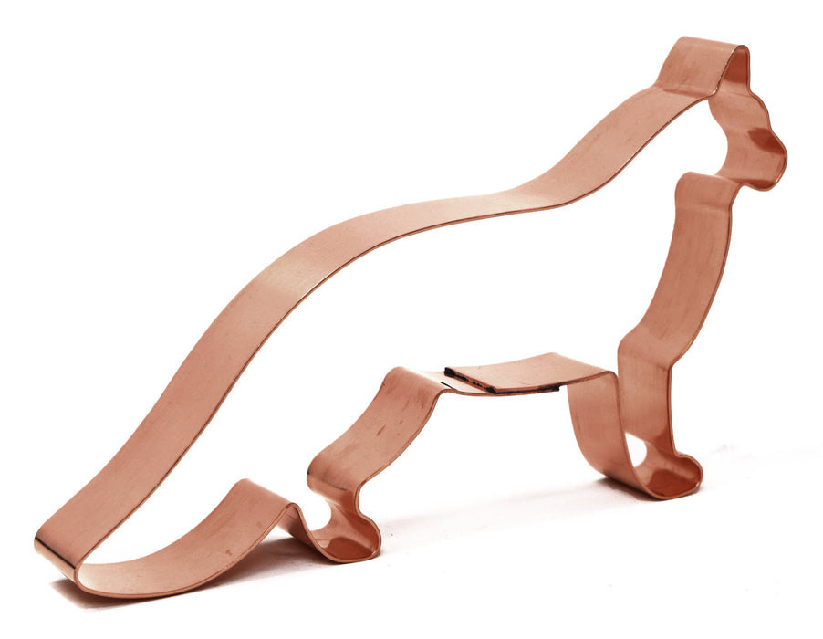 Norwegian Forest Cat Copper Cookie Cutter - Handcrafted by The Fussy Pup