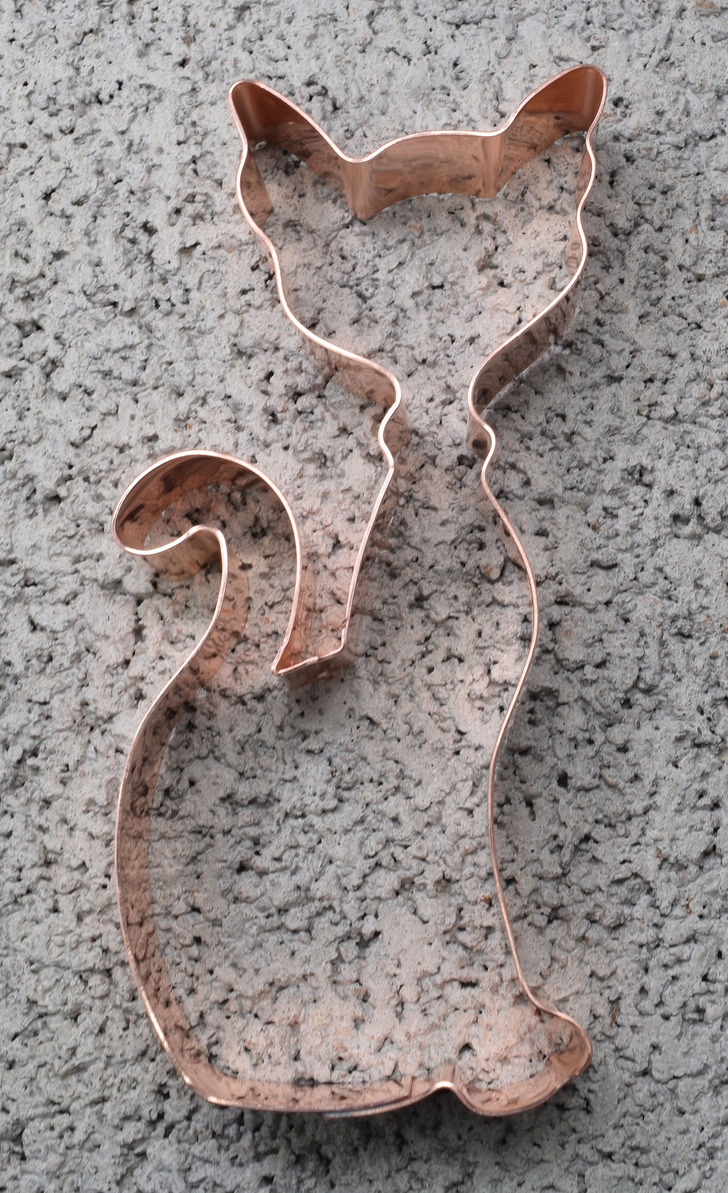 Fancy Kitty ~ Copper Cookie Cutter ~ Handcrafted by The Fussy Pup