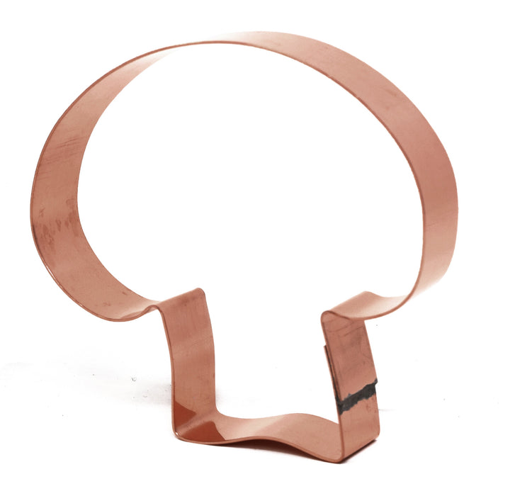 Mushroom Slice Copper Garden Cookie Cutter - Handcrafted by The Fussy Pup