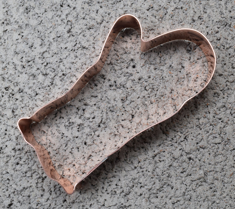 Chef's Oven Mitt Copper Cookie Cutter - Handcrafted by The Fussy Pup