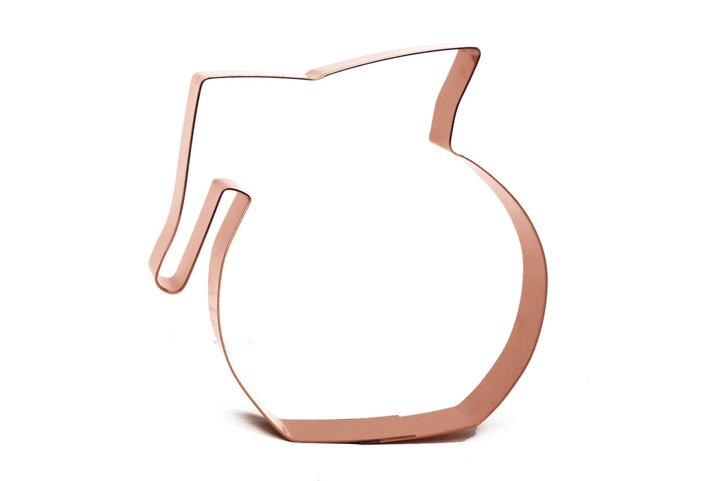 Café Coffee Pot ~ Copper Cookie Cutter ~ Handcrafted by The Fussy Pup