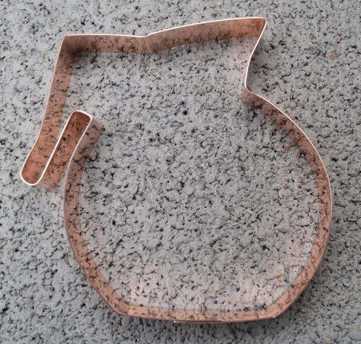 Café Coffee Pot ~ Copper Cookie Cutter ~ Handcrafted by The Fussy Pup