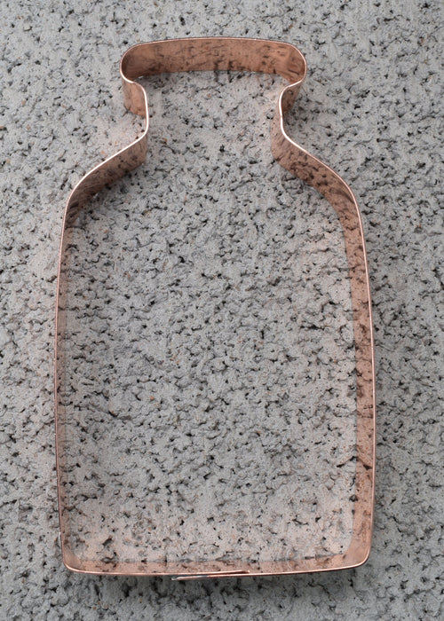 5 Inch Vintage Apothecary Bottle Copper Cookie Cutter - Handcrafted by The Fussy Pup