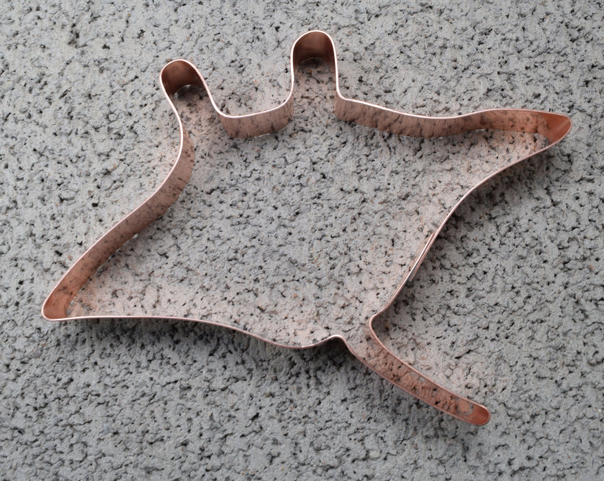 Manta Ray Copper Cookie Cutter - Handcrafted by The Fussy Pup