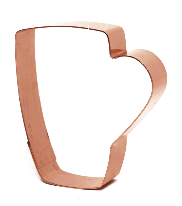 3 Inch Coffee Mug  ~ Copper Cookie Cutter - Handcrafted by The Fussy Pup