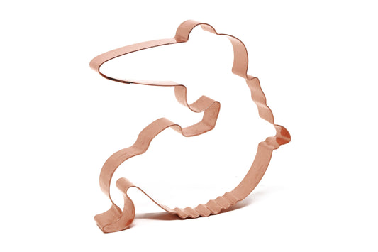 Armadillo with Ice Cream Cone  ~ Copper Cookie Cutter - Handcrafted by The Fussy Pup