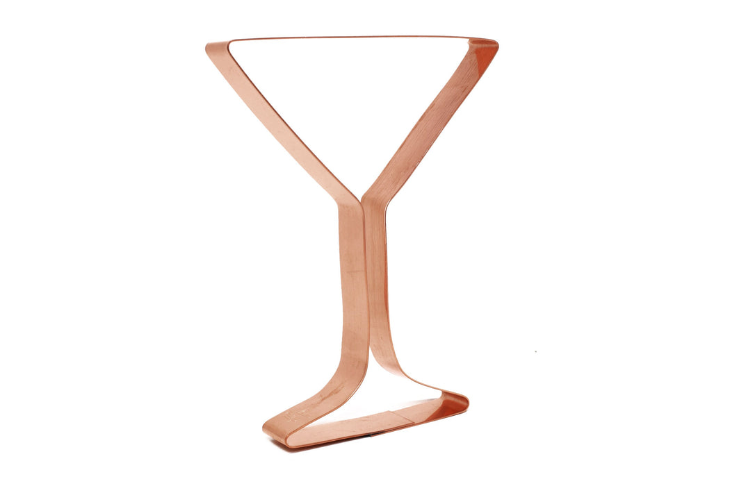 5 1/4 Inch Tall Martini Glass ~ Copper Bar Theme Cookie Cutter ~ Handcrafted by The Fussy Pup