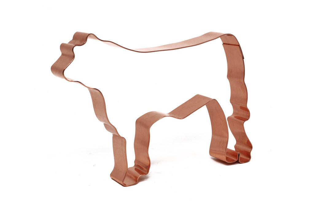 Holstein Bull ~ Copper Cookie Cutter ~ Handcrafted by The Fussy Pup