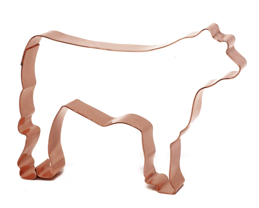 Holstein Bull ~ Copper Cookie Cutter ~ Handcrafted by The Fussy Pup