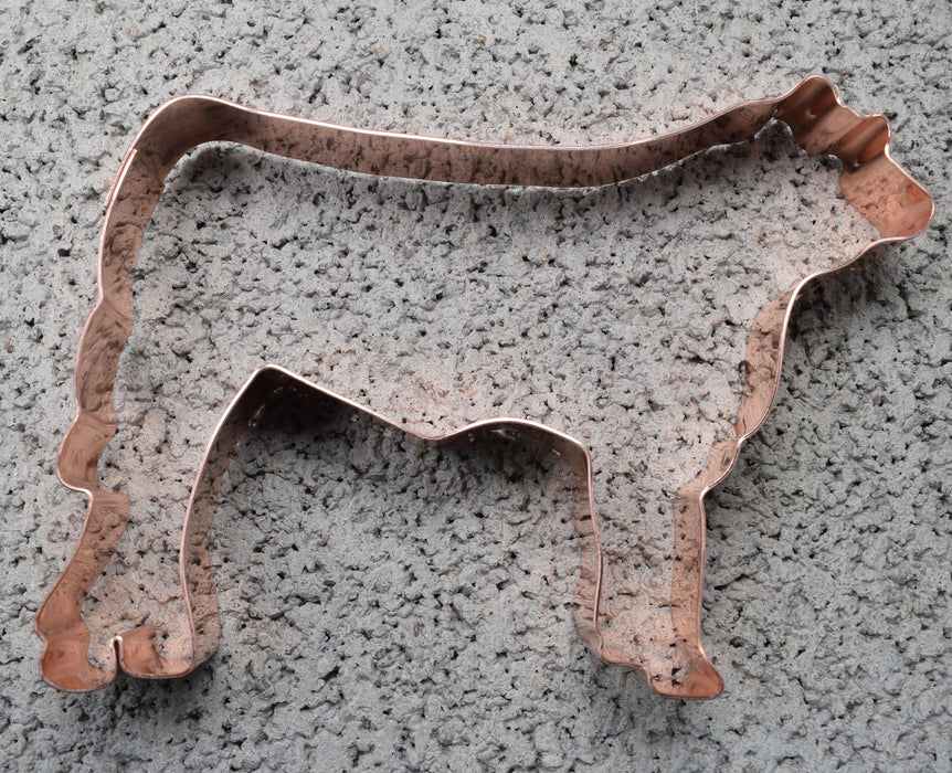 Holstein Bull ~ Copper Cookie Cutter ~ Handcrafted by The Fussy Pup