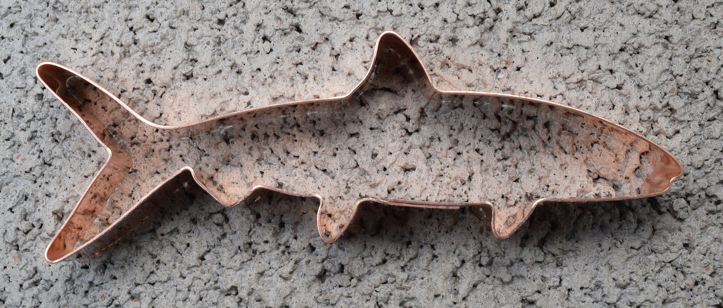 Bonefish Copper Fish Cookie Cutter - Handcrafted by The Fussy Pup