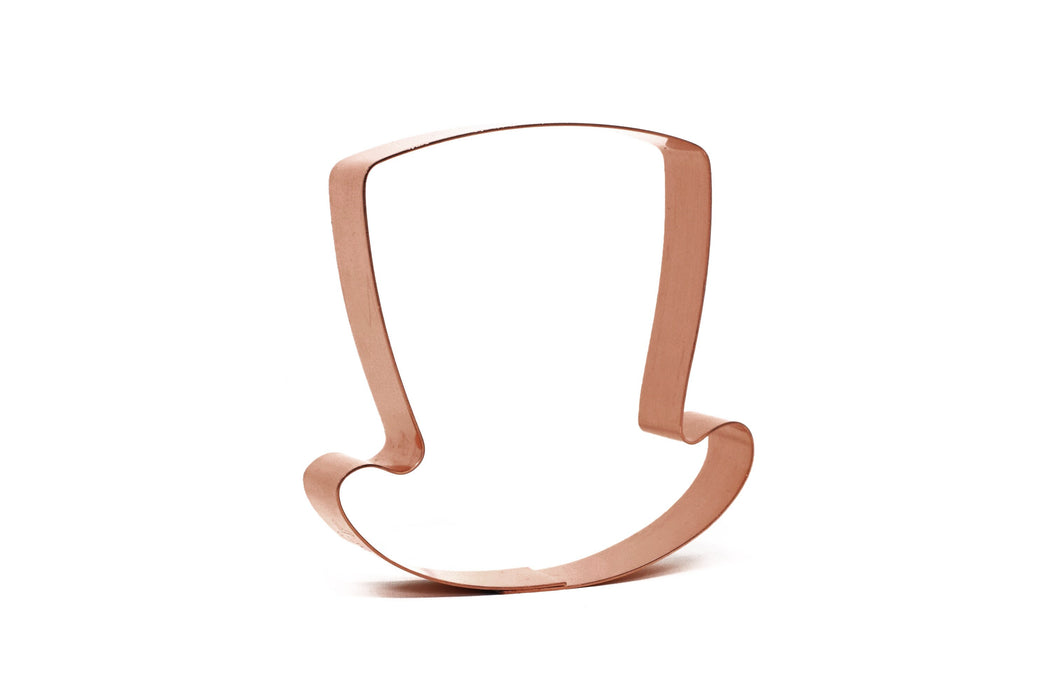 Magicians Top Hat Copper Cookie Cutter - Handcrafted by The Fussy Pup