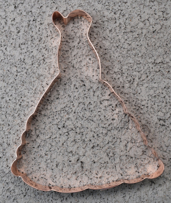 Mermaid / Trumpet Style Wedding or Prom Dress ~ Copper Cookie Cutter - Handcrafted by The Fussy Pup