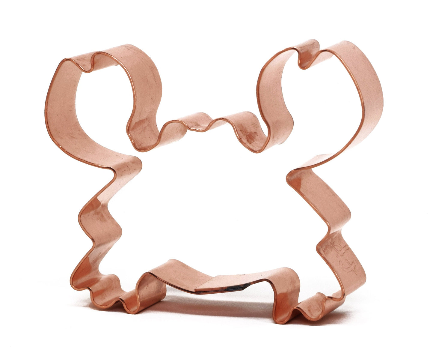 Small Cute Crab Cookie Cutter 3.25 x 2.25 inches - Handcrafted Copper by The Fussy Pup