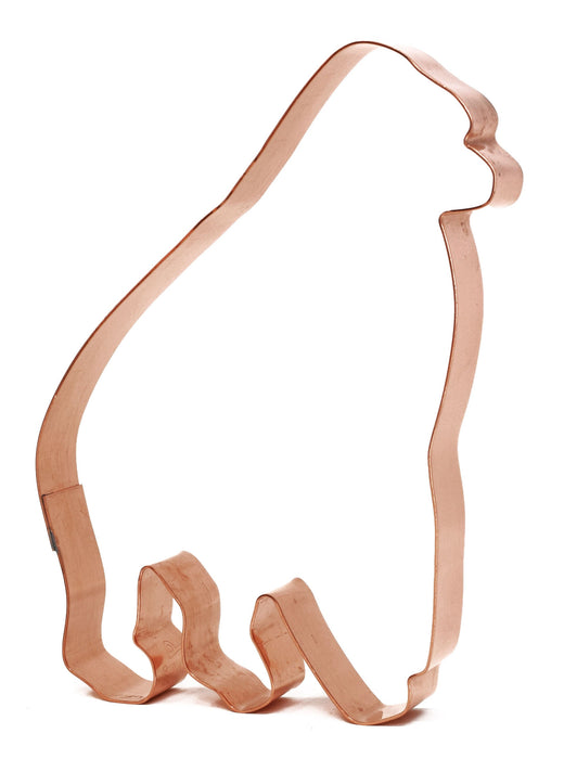 Gorilla Wildlife Copper Animal Cookie Cutter - Handcrafted by The Fussy Pup