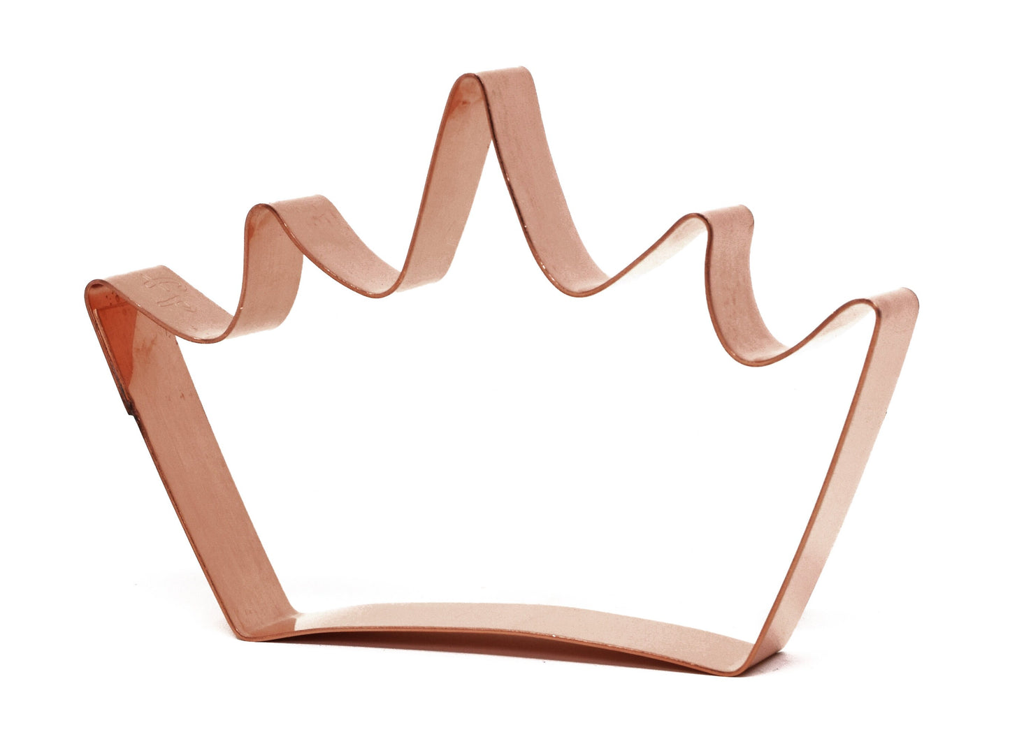 4 Inch King's / Queen's Crown ~ Copper Cookie Cutter - Handcrafted by The Fussy Pup