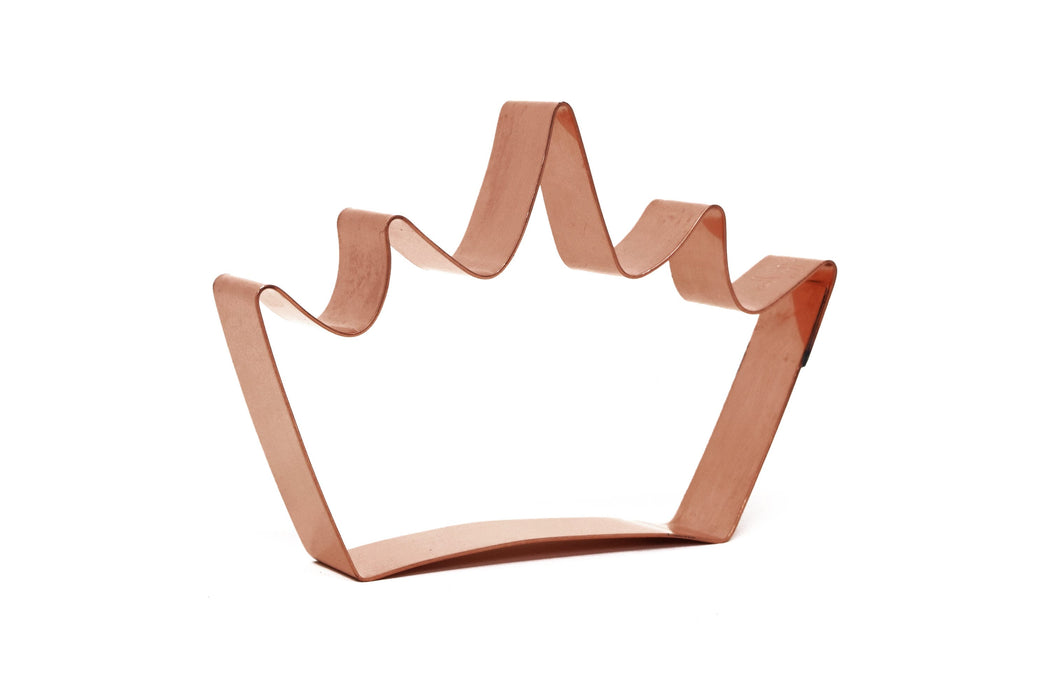 4 Inch King's / Queen's Crown ~ Copper Cookie Cutter - Handcrafted by The Fussy Pup