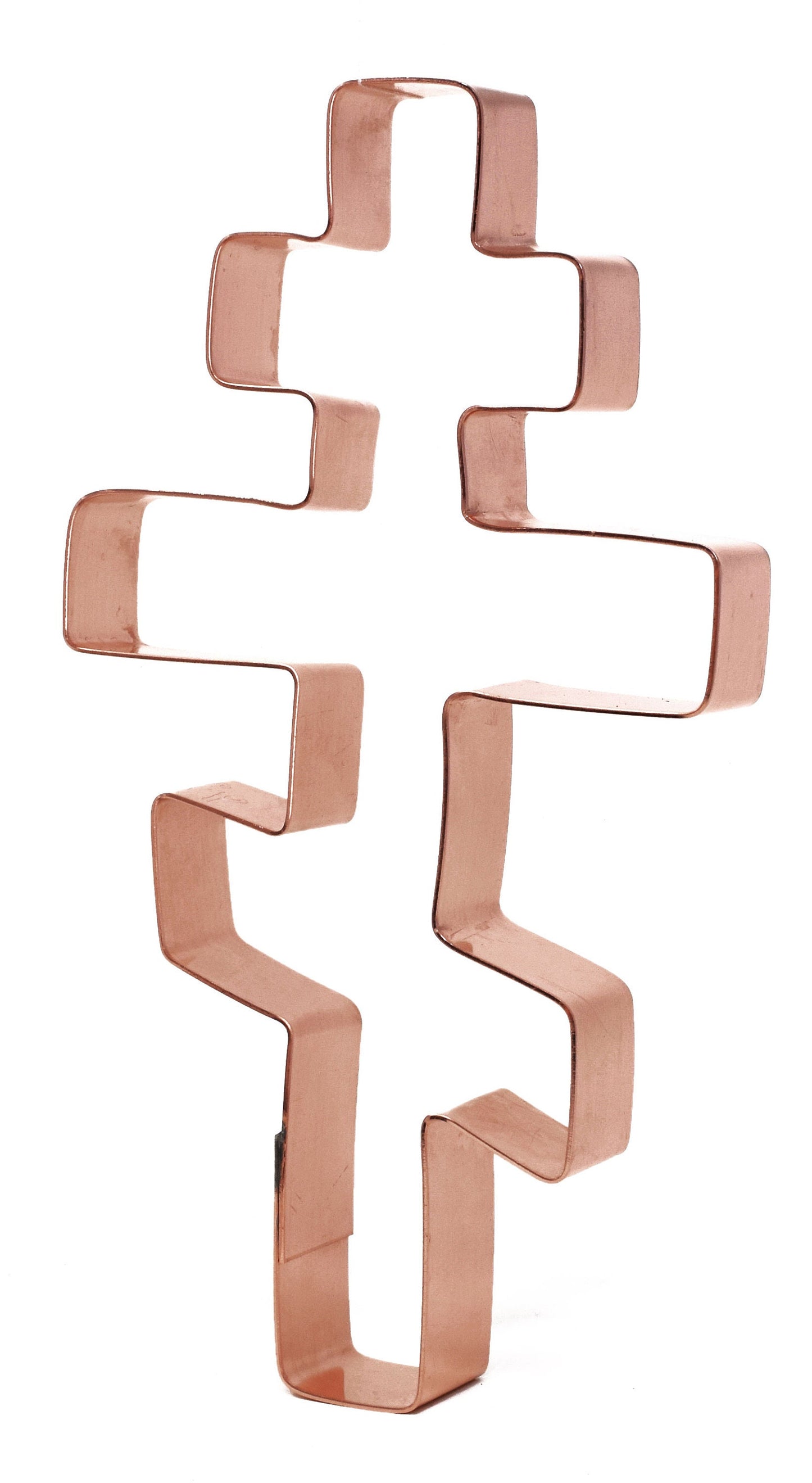 Eastern Orthodox Cross Cookie Cutter 5.5 X 3 inches - Handcrafted Copper by The Fussy Pup