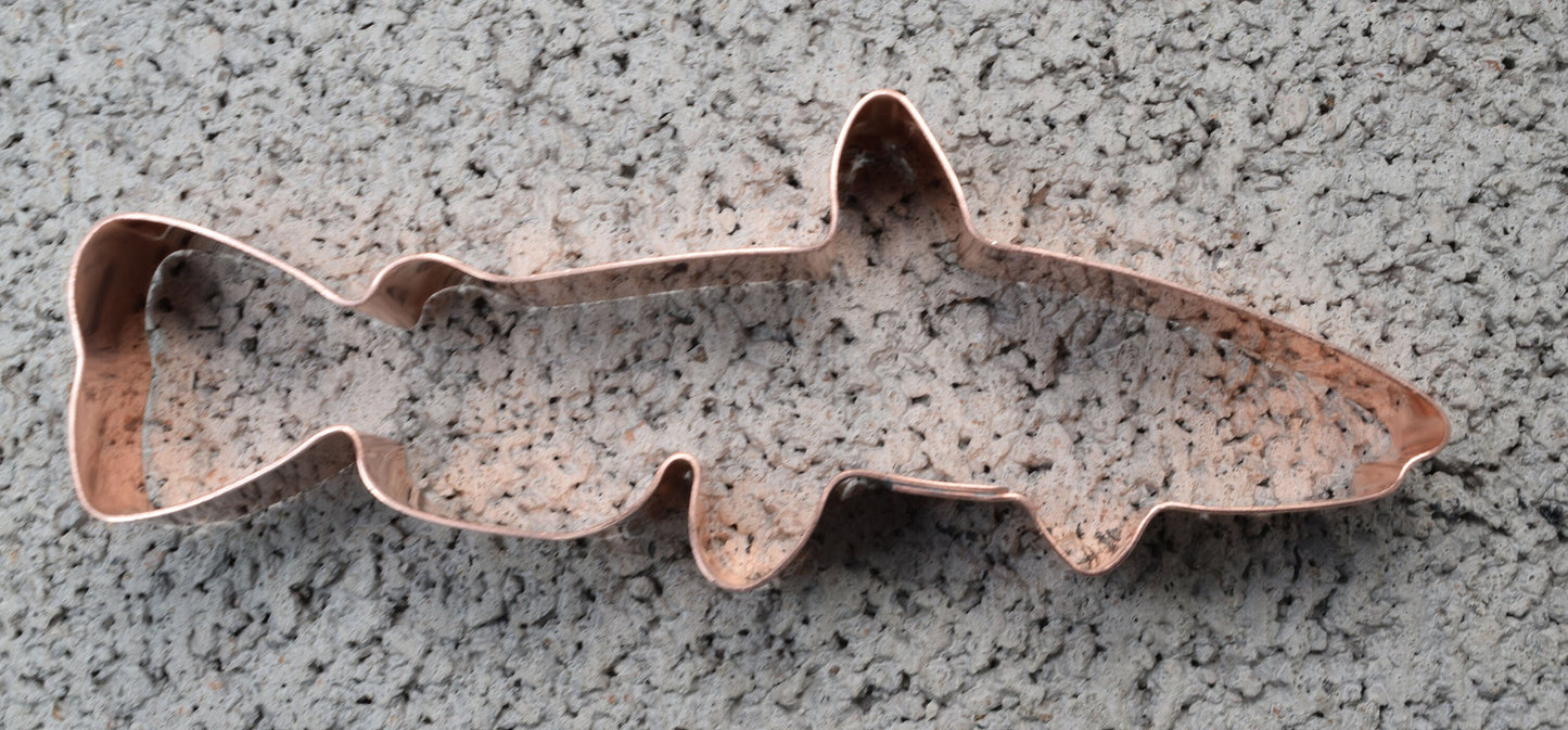 Channel Catfish Copper Fish Cookie Cutter - Handcrafted by The Fussy Pup