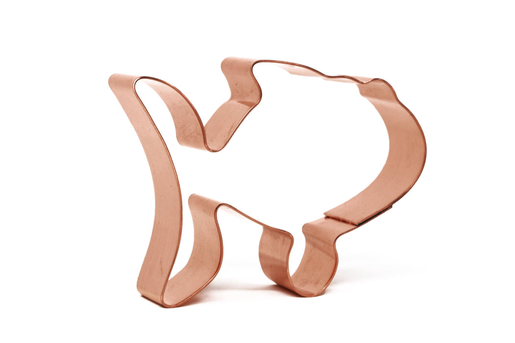 Small 3" Fishy ~ Copper Fish Cookie Cutter - Handcrafted by The Fussy Pup