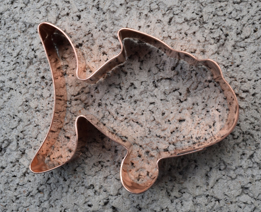 Small 3" Fishy ~ Copper Fish Cookie Cutter - Handcrafted by The Fussy Pup