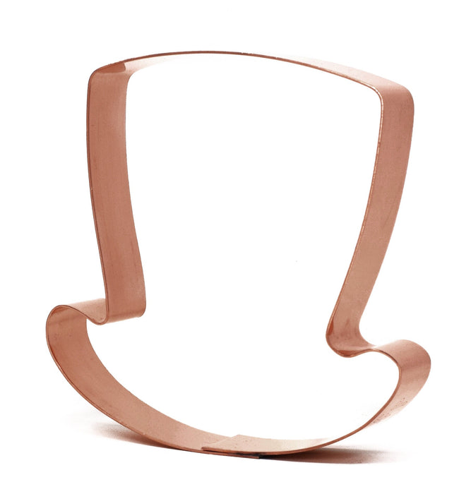 Magicians Top Hat Copper Cookie Cutter - Handcrafted by The Fussy Pup